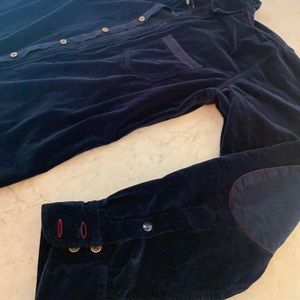Men’s, L shirt. Unique, thick velvet feel.